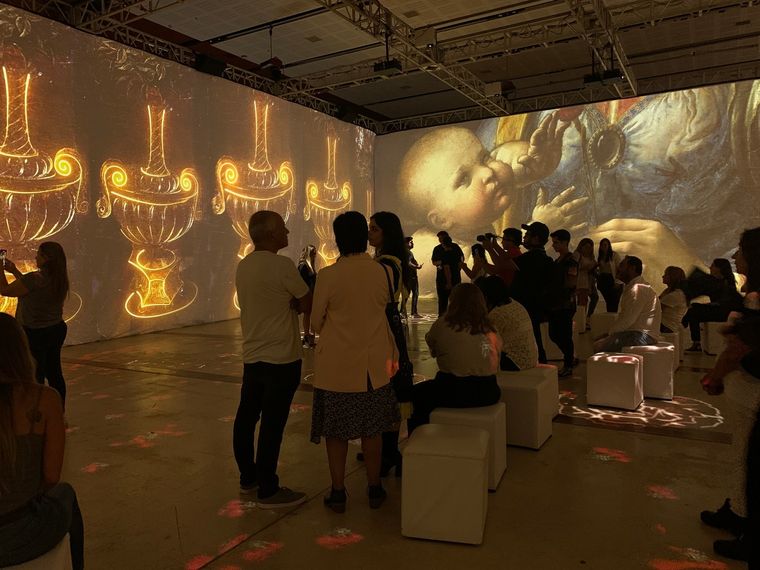Da Vinci: Il Genio: una nueva muestra de arte inmersivo llegó al país Foto: Gabriela Yalangozian