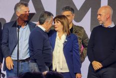 Cornejo acompañó a Bullrich este domingo en el búnker de Juntos por el Cambio. Foto: Alfredo Cornejo (Twitter).