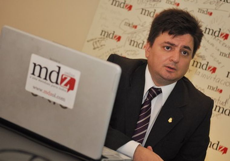 Pablo Salinas, en la redacción de MDZ. Foto: Pachy Reynoso/MDZ