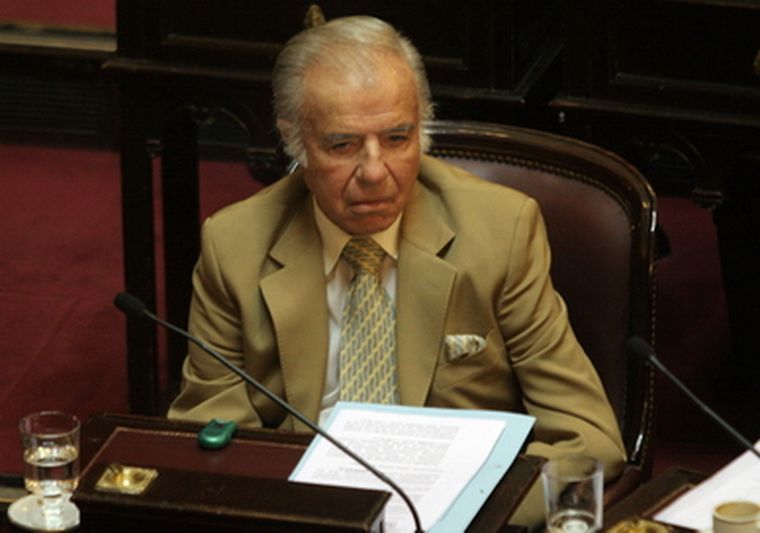 Carlos Menem deberá declarar si elevan a juicio oral y público la causa de Río Tercero. Foto: NA