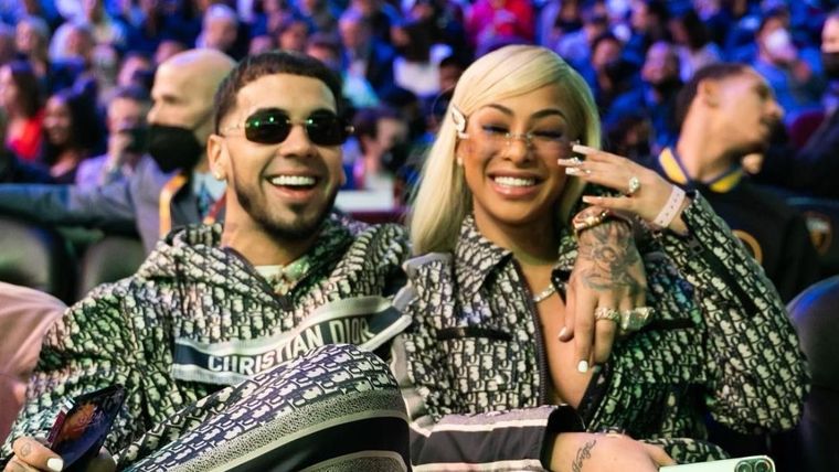 Yailin y Anuel AA La pareja esta comprometida. Foto: Instagram Anuel AA