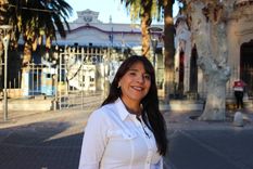 Claudia Córdoba, la docente que busca ser intendenta de Maipú. Foto: Prensa Carlos Iannizzotto