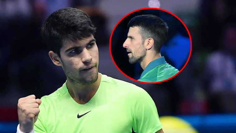 Alcaraz y una advertencia a Djokovic antes de un nuevo enfrentamiento Foto: EFE