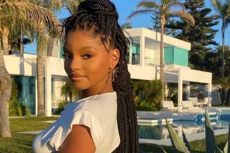 Halle Bailey Se mostró a puro fuego en el día de San Valentin. Foto: @hallebailey