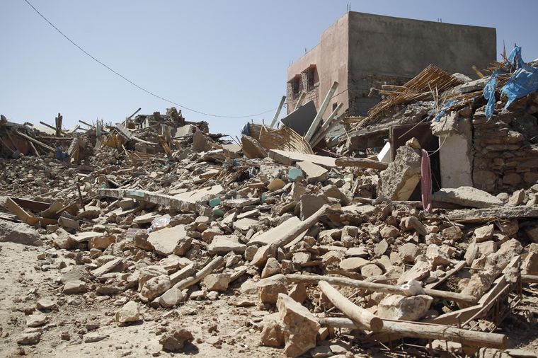 Más de 2000 muertos en Marruecos por un terremoto. Foto: EFE