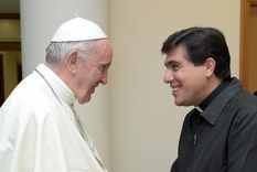 Junto al papa Francisco. Foto: Gentileza