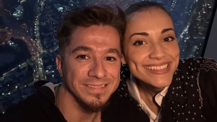 Jeremías Gómez y Gina Casinelli se encuentran de viaje.