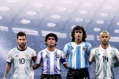 Messi, Maradona, Kempes y Mascherano. Foto: FiFA