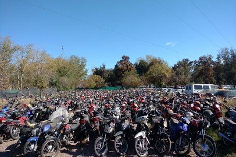 Subasta en la playa de secuestros de Godoy Cruz. Subasta en la playa de secuestros de Godoy Cruz.