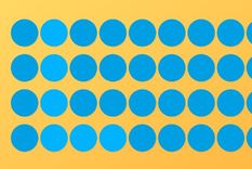 Acertijo visual, reto visual, círculos