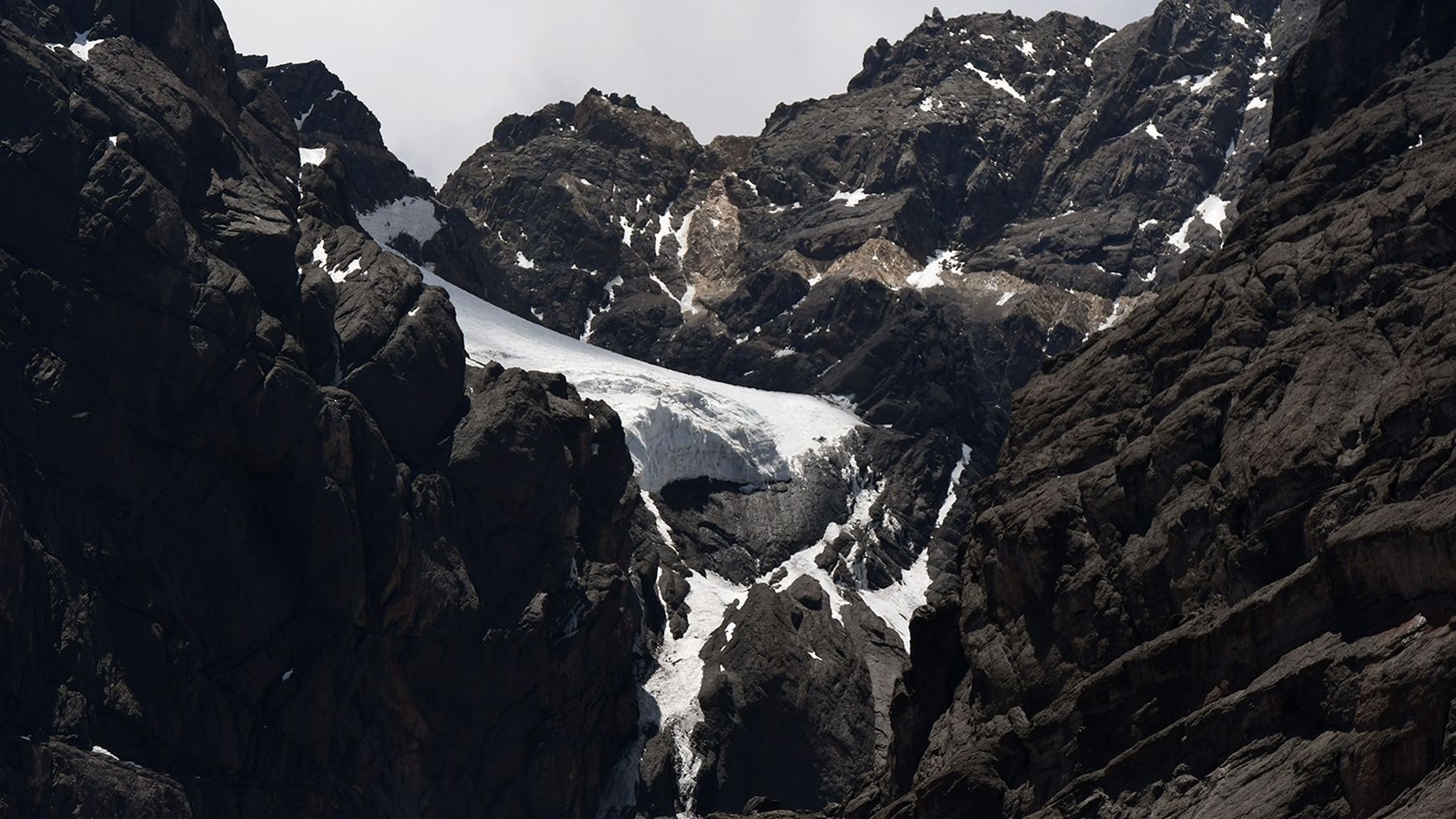 El glaciar Hombre Cojo del cerro Tolosa está en inventario del Ianigla que ordenó la Ley de Glaciares.