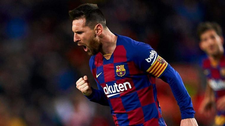 Leo jugó la primera parte del año en Barcelona.