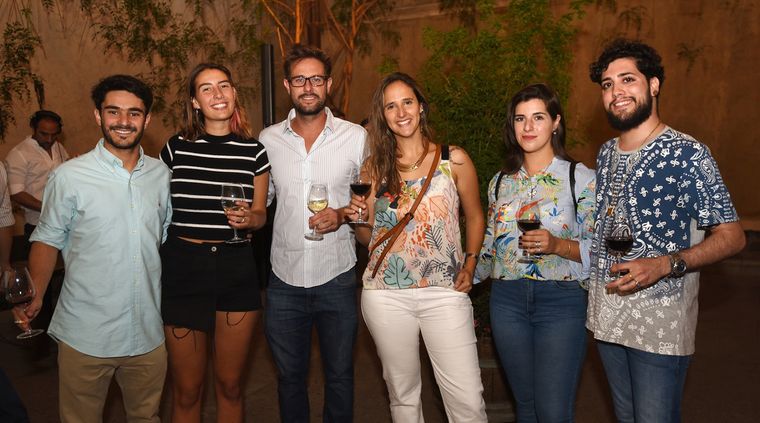 Juan Martín Rodríguez, Eugenia Civitillo, Federico Azpilcueta, María Emilia Bordagaray, Manuela Palomares y José Blanco.