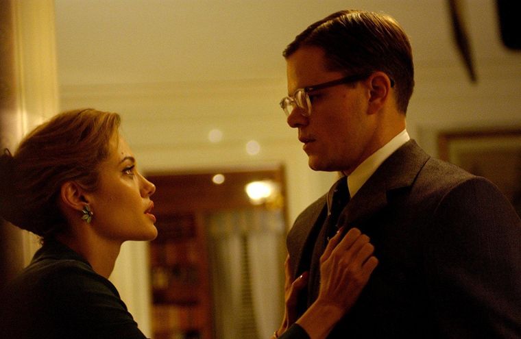 Te sorprenderá los actores que odiaron besar a sus co-estrellas Matt Damon y Angelina Jolie participaron en la película El buen pastor. Foto: Filmaffinity