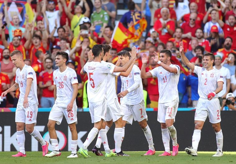 La Selección española enfrenta a la sorprendente Suiza en los cuartos de final de la Euro 2020 Foto: EFE