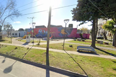 La plaza en la que ocurrió la pelea fatal Foto: NA