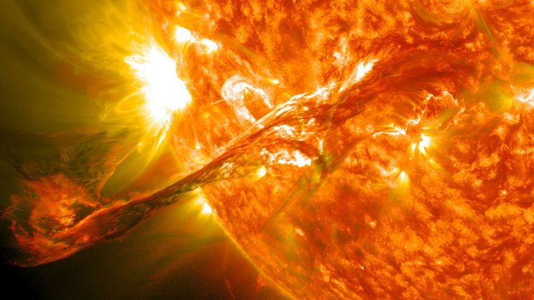 Los estallidos del sol nos afectan en la Tierra. Foto: Live Science.