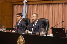 La Corte Suprema pidió reforzar la seguridad de los jueces Rodrigo Giménez Uriburu, Jorge Gorini y Andrés Basso. La Corte Suprema pidió reforzar la seguridad de los jueces Rodrigo Giménez Uriburu, Jorge Gorini y Andrés Basso.