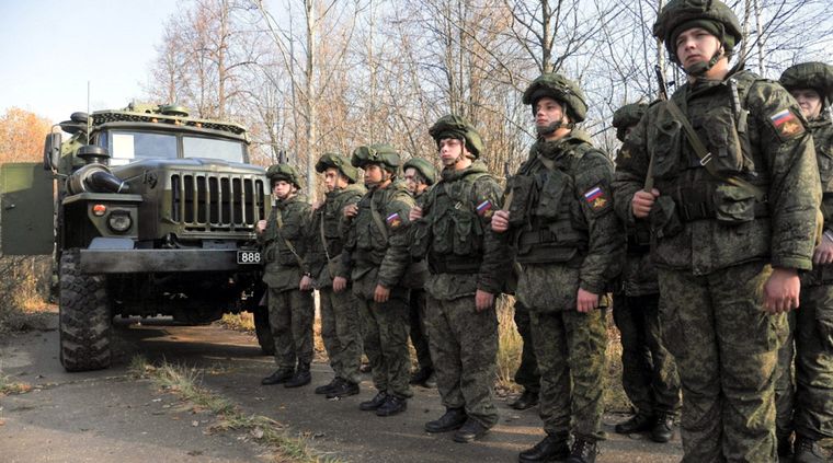 Tropas rusas en Ucrania. Foto: The Moscow Times.