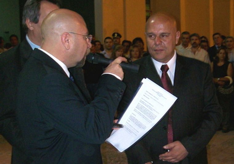 Alejandro Abraham jura como nuevo intendente de Guaymallén.