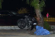 El accidente se produjo el martes por la noche en la zona de El Challao, Las Heras Foto: TELAM