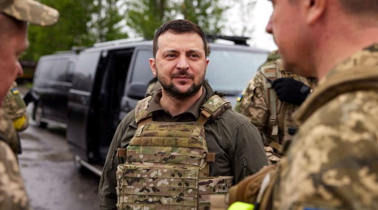 Volodímir Zelenski atacó a Putin. Foto: Time.