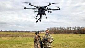 Los drones, armas preferidas en la guerra entre Ucrania y Rusia. Foto: Efe.