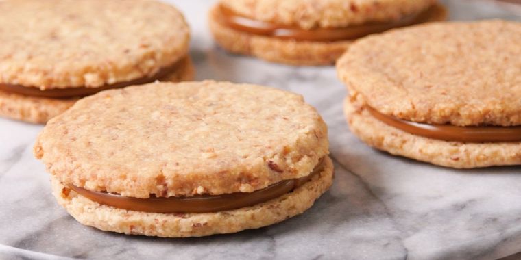 alfajor de almendras Foto: cookpad