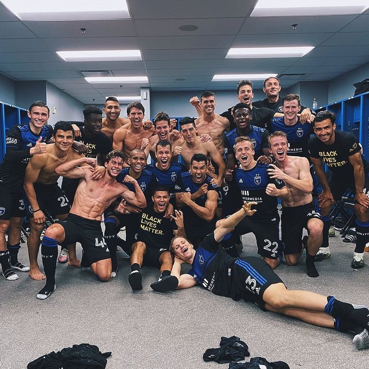 San Jose Earthquakes El equipo de Almeyda goleó al de Barros Schelotto en la MLS Foto: Instagram San Jose Earthquakes