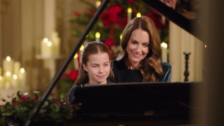 La princesa de Gales, Kate Middleton, y su hija Charlotte.