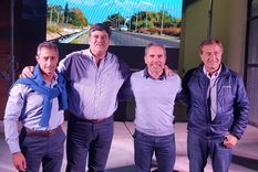 Otros tiempos. Difonso, junto al Gobernador. Foto: Twitter Rodolfo Suarez