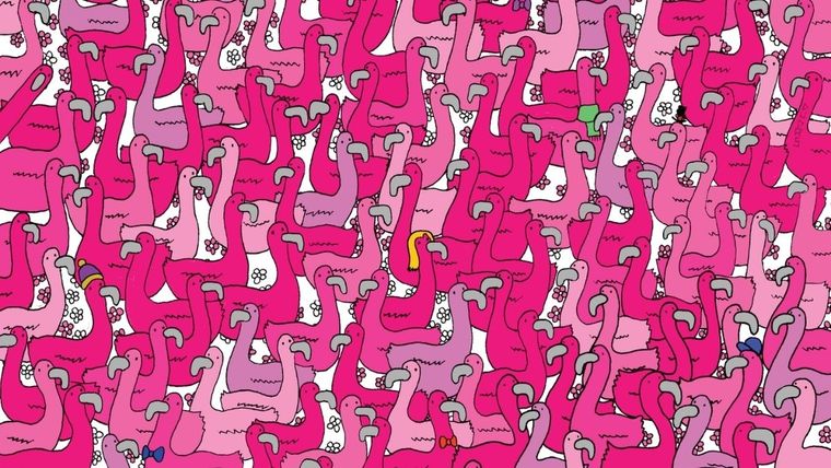 Acertijo visual, reto visual, corazón Pinterest Foto: Pinterest