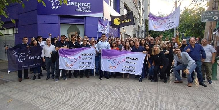 La sede provincial, ubicada en pleno centro mendocino Foto: Prensa LLA