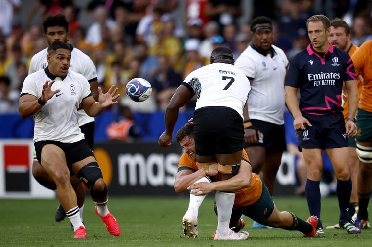 Fiji, el rival más diíficil que tendrán Los Pumas en el Mundial de Rugby 2027. Foto: EFE Fiji, el rival más diíficil que tendrán Los Pumas en el Mundial de Rugby 2027. Foto: EFE