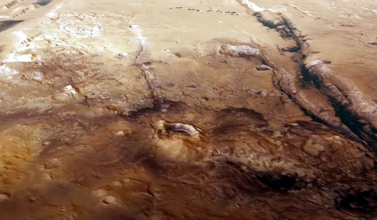 Nili Fossae, planeta Marte. Foto: ESA.
