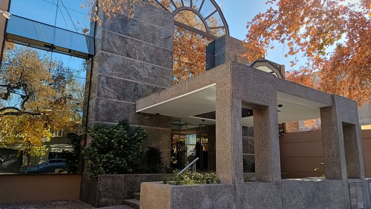 La fachada del edificio. 