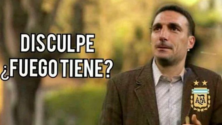 Scaloni fue uno de los principales protagonistas de los memes de Argentina campeón en la Finalissima.