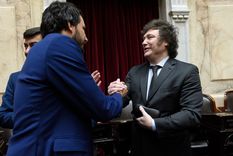 Álvaro Martínez junto a Javier Milei, Foto: @lMartinezAlvaro Álvaro Martínez junto a Javier Milei, Foto: @lMartinezAlvaro