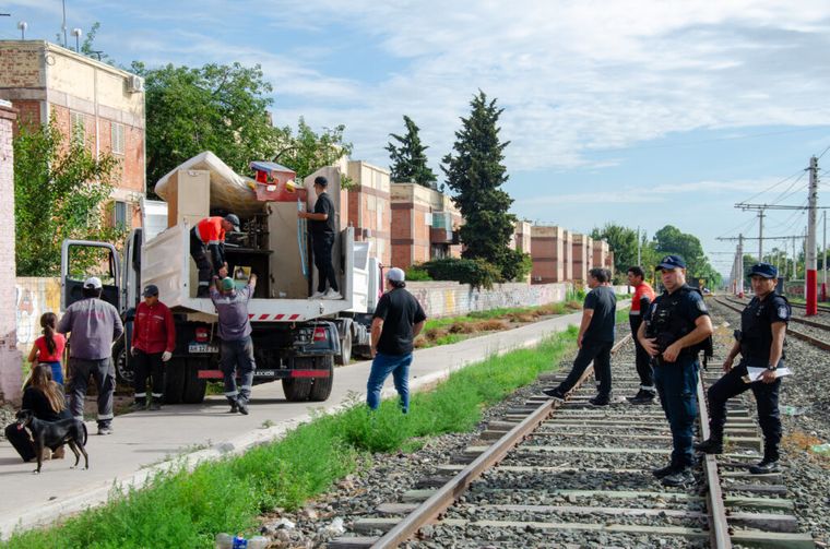 La intervención sobre los edificios que componían la estación Los Tamarindos.&nbsp;