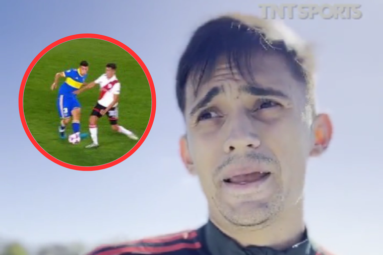 Solari habló sobre la gran polémica del Superclásico: ¿fue penal de Sández? Foto: TNT Sports