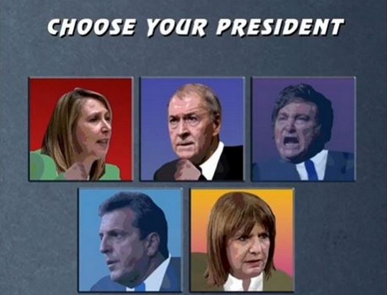 Con frases que surgieron del debate realizaron una versión del juego de peleas que se hizo viral Foto: Captura de video