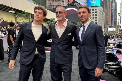 Un momentazo para Colapinto. Un momentazo para Colapinto.