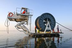 Cables submarinos de internet.