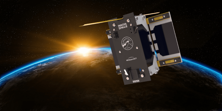 La empresa que nació en Mar del Plata en 2019 ya lanzó seis picosatélites Foto: Innova Space