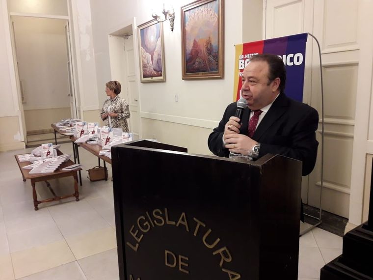 El legislador Héctor Bonarrico. Foto: Legislatura de Mendoza