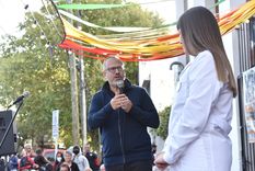 El intendente de Tres de Febrero, Diego Valenzuela, es quien encabeza el encuentro. Foto: Twitter Diego Valenzuela
