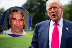 Donald Trump está involucrado en las listas del delincuente sexual Jeffrey Epstein. Foto Efe