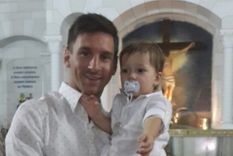 lionel messi bautizo en rosario a su sobrino benjamin