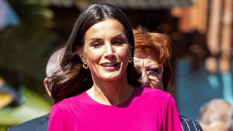 Letizia Ortiz llevó su estilismo más jugado de la temporada. Foto: Instagram