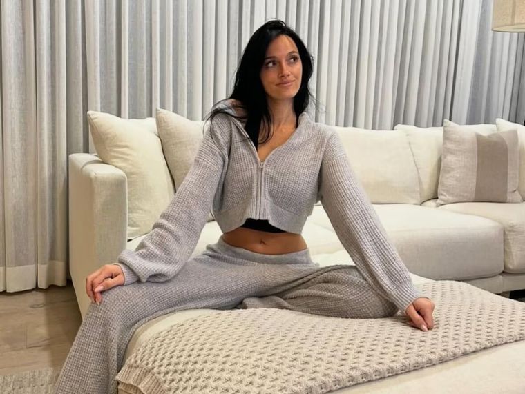 Oriana Sabatini en su rincón preferido de la casa. Oriana Sabatini en su rincón preferido de la casa.